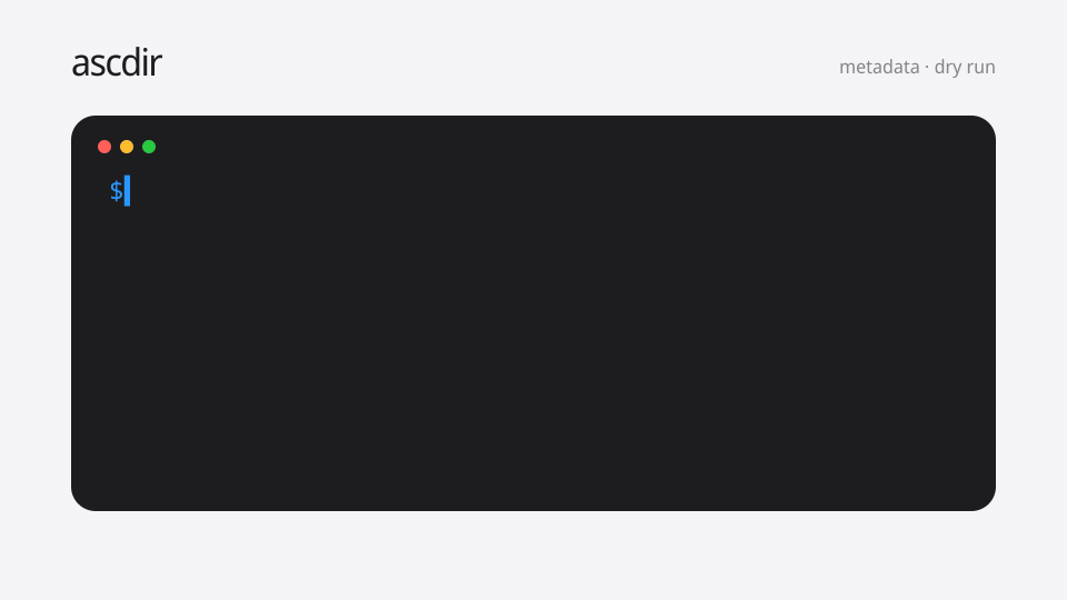 ascdir previewing App Store Connect changes in a terminal